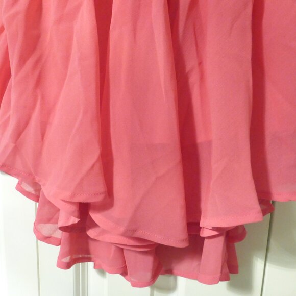 WONDER WOMAN x SHEIN pink strapless comic book print mini dress - Picture 4 of 10